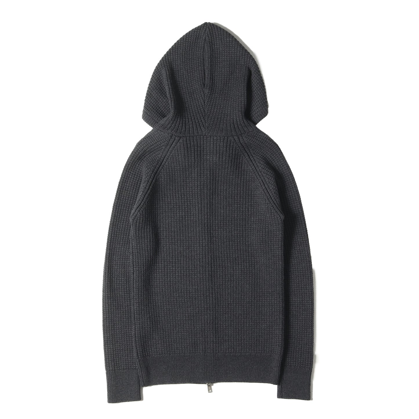 エクストラファインメリノウール ワッフル ダブルジップ パーカー (HEAVY WAFFLE ZIP PARKA K173 WOL006)