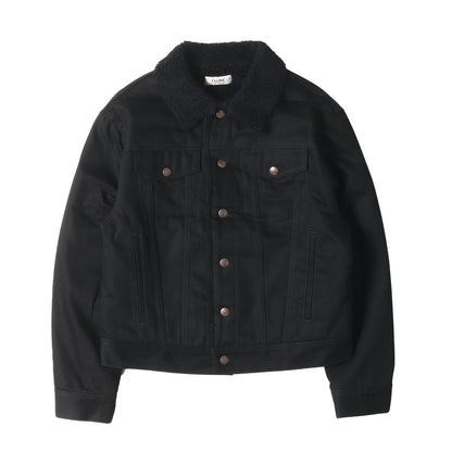 22AW バックロゴ ボア デニム トラッカー ジャケット (2Q523085T)