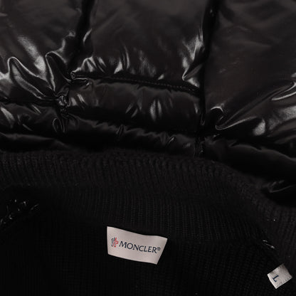 フーデッド ニット コンビ ナイロン ダウン ジャケット (MAGLIONE TRICOT CARDIGAN E20919416200)