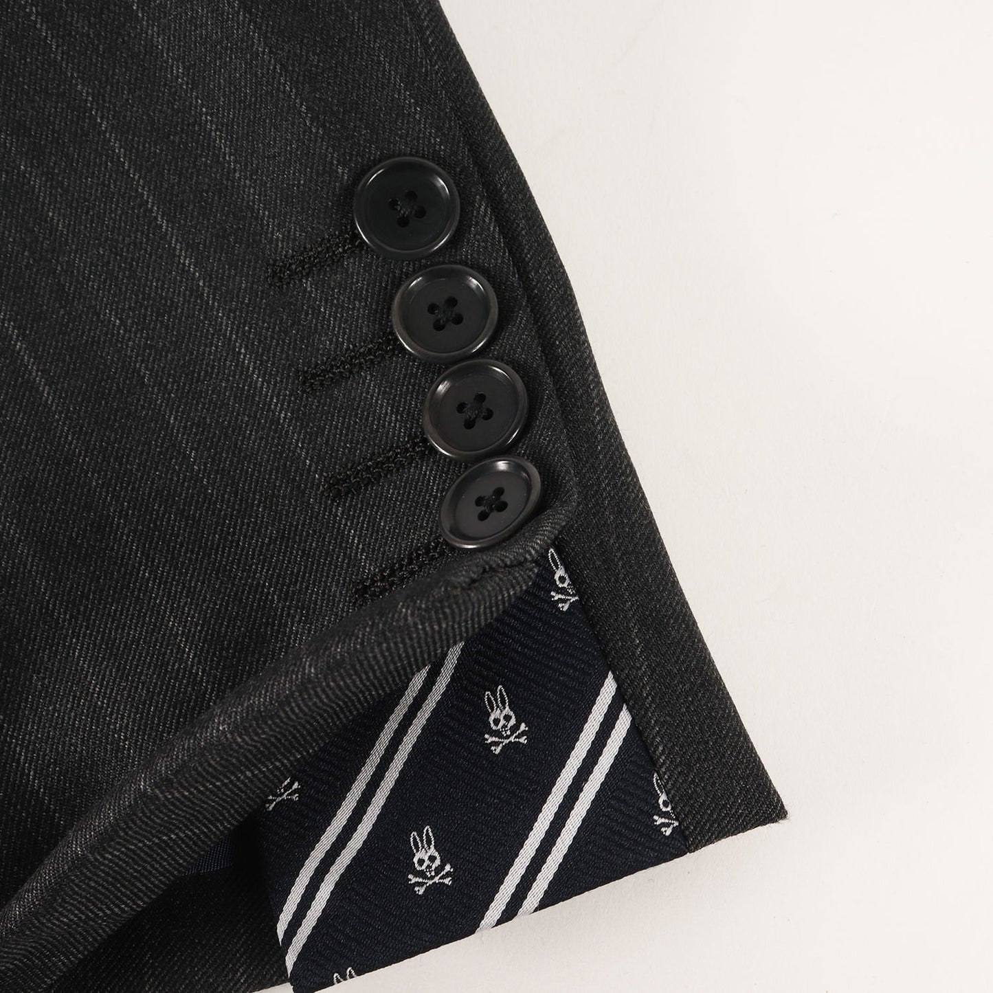 International Gallery BEAMS 別注 ストライプ ウール 段返り3B テーラード ジャケット