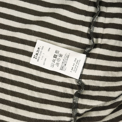 22SS ダブルフェイス バインダーネック ロングスリーブ カットソー (DOUBLE FACE LONG SLEEVE TEE NMCU-22SS-005) / 切りっぱなし 長袖 Tシャツ ロンT 定番 ベーシック ドメブラ