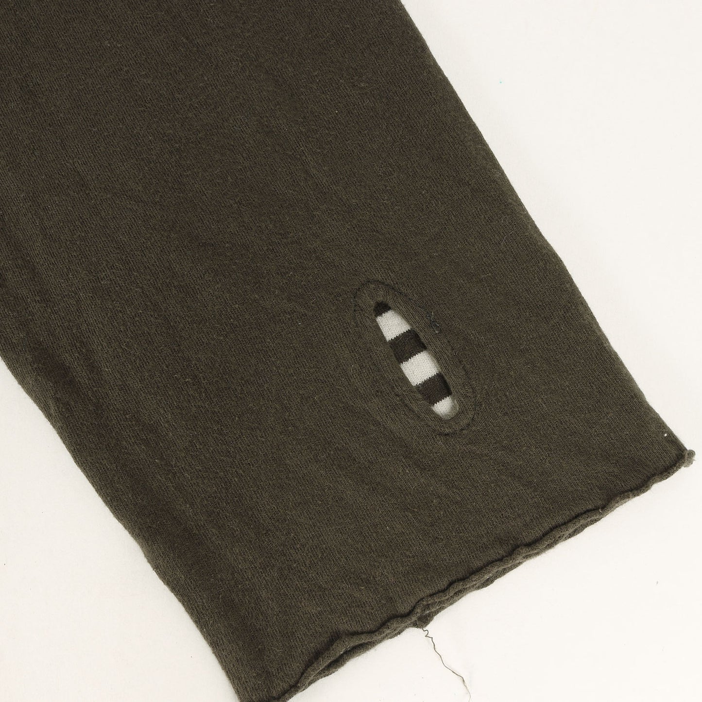 22SS ダブルフェイス バインダーネック ロングスリーブ カットソー (DOUBLE FACE LONG SLEEVE TEE NMCU-22SS-005) / 切りっぱなし 長袖 Tシャツ ロンT 定番 ベーシック ドメブラ