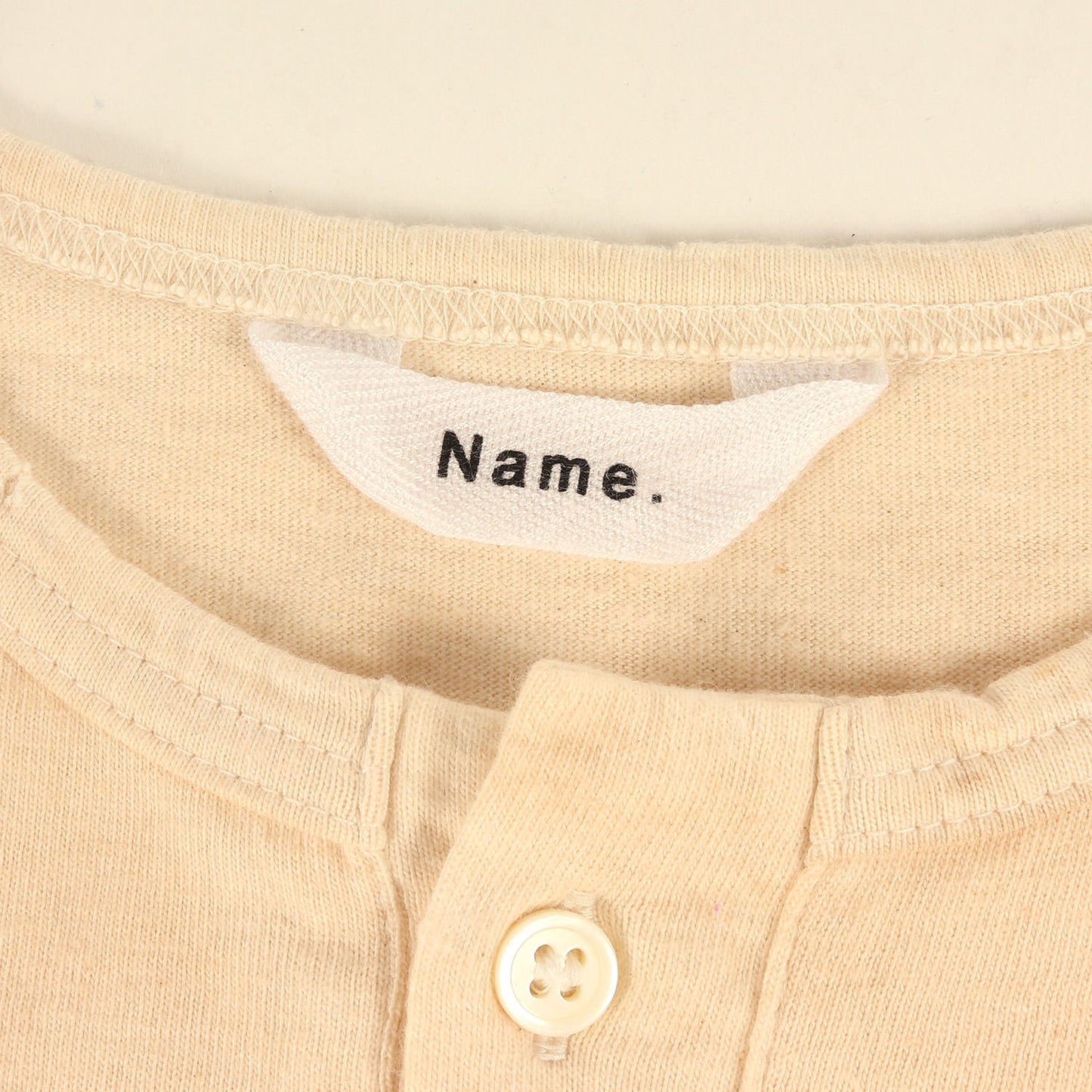 23SS ヴィンテージ ダメージ 加工 ヘンリーネック ロングスリーブ カットソー (VINTAGE WASH HENLEY NECK L/S TEE NMCU-23SS-007) / 長袖 Tシャツ ロンT ドメスティック