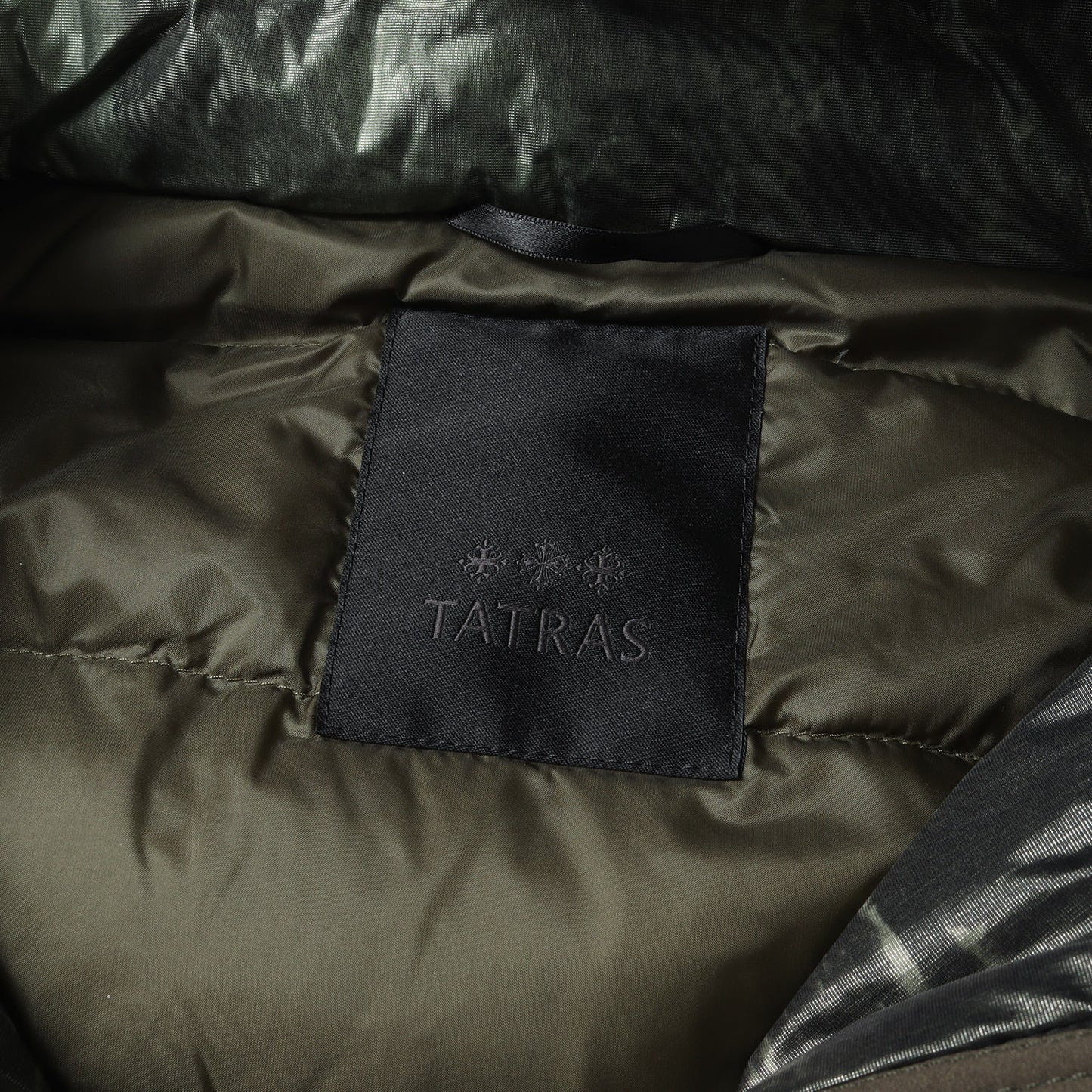 ジオメトリック 切替 カレーテ ダウンジャケット (CARETE MTAT20A4705-D)