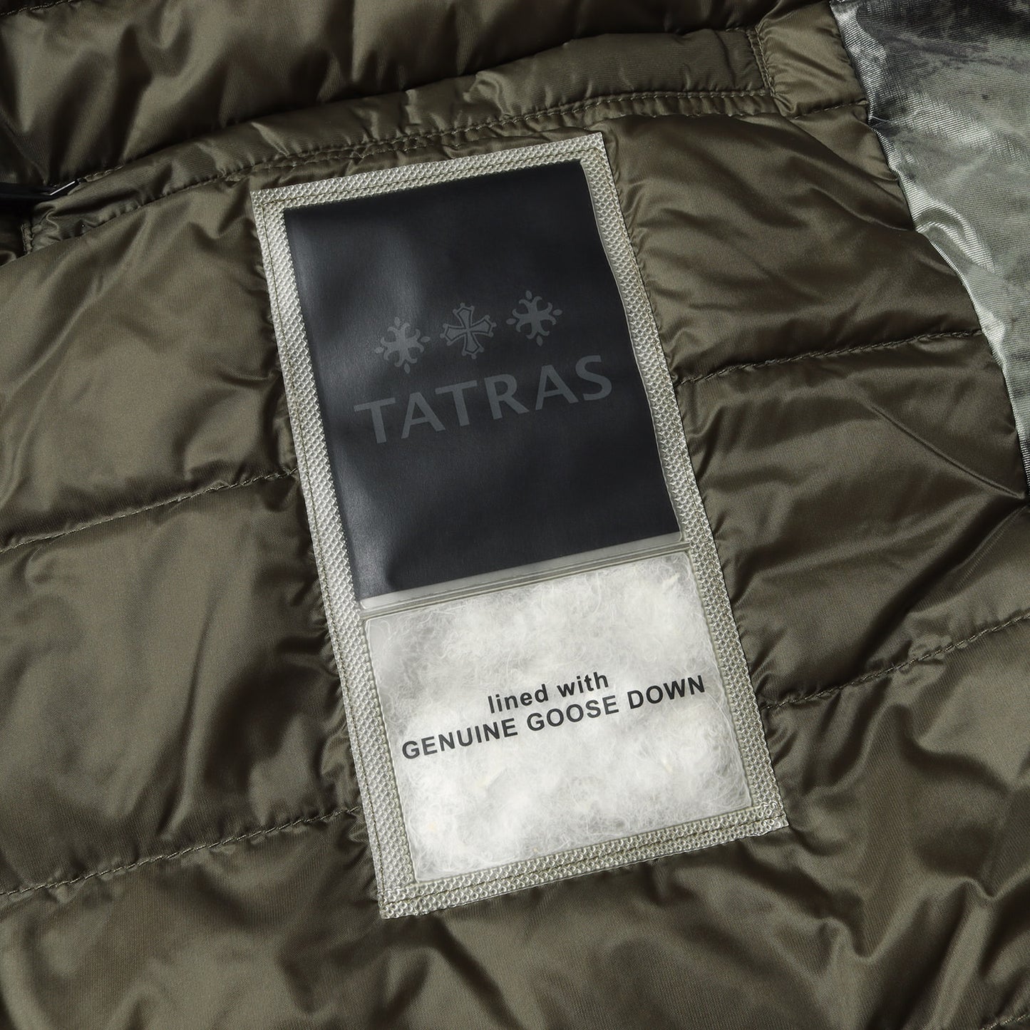 ジオメトリック 切替 カレーテ ダウンジャケット (CARETE MTAT20A4705-D)