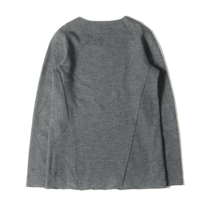 カット ウール ニット / プルオーバー