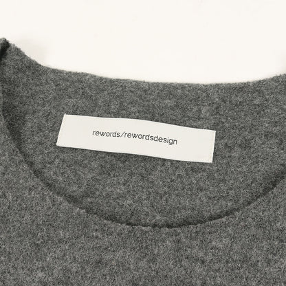 カット ウール ニット / プルオーバー