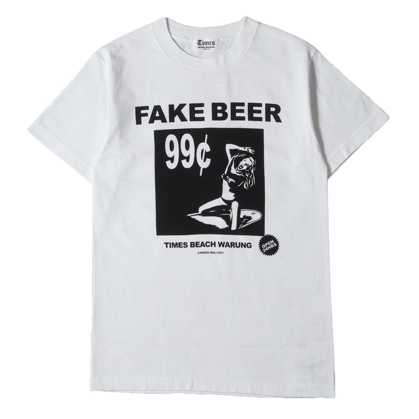 21AW グラフィック ロゴ Tシャツ (Fake Beer Tee)