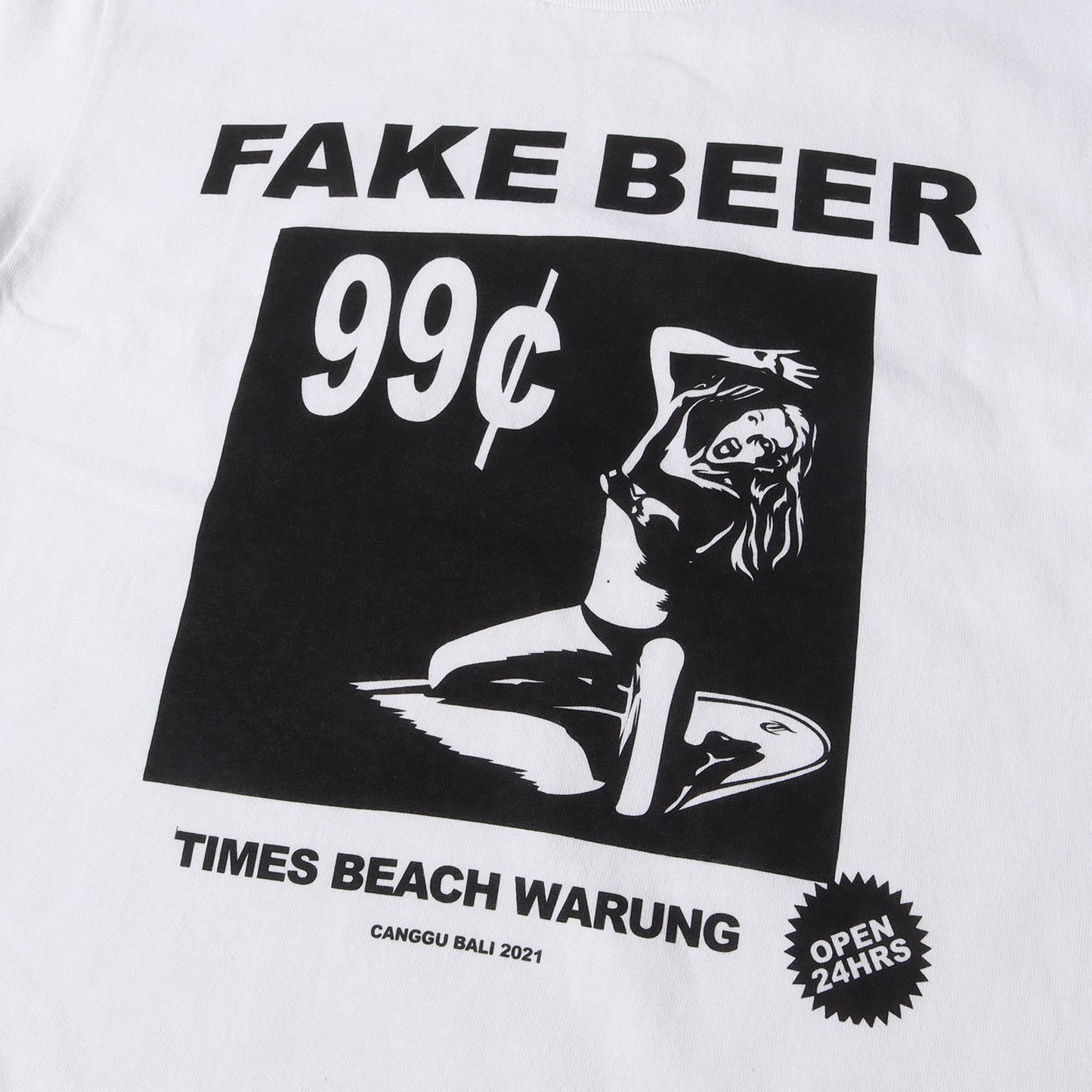 21AW グラフィック ロゴ Tシャツ (Fake Beer Tee)
