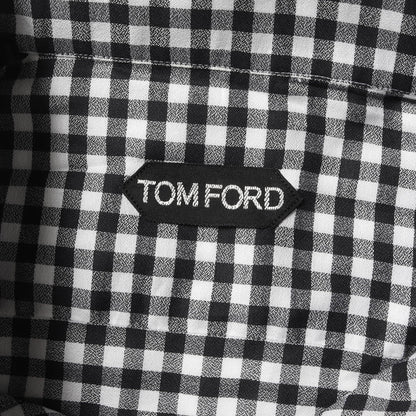 イタリアンカラー ギンガムチェック フォーマル ドレス シャツ (3FT820 94D1GA) / 長袖 ラグカジ イタカジ ビジネス ビジカジ オフィカジ