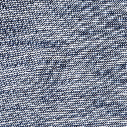 メランジ インディゴ染め リンガーネック ポケット Tシャツ