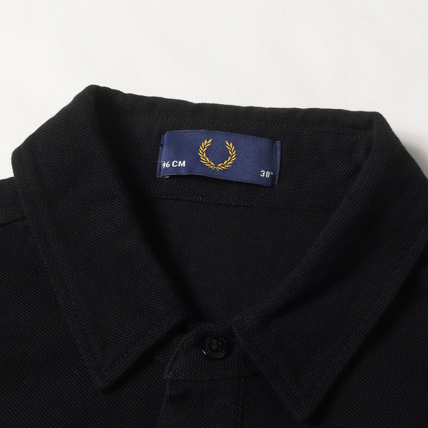 ワンポイント ローレル 刺繍 鹿の子 ポロシャツ (F1116) / MADE IN JAPAN