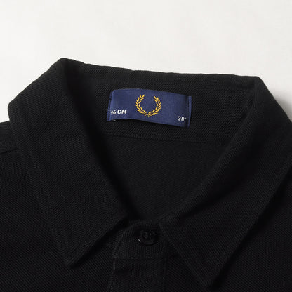 ワンポイント ローレル 刺繍 鹿の子 ポロシャツ (F1116) / MADE IN JAPAN