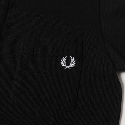 ワンポイント ローレル 刺繍 鹿の子 ポロシャツ (F1116) / MADE IN JAPAN