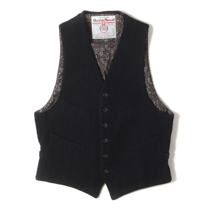 × HARRIS TWEED 裏ペイズリー ウール ツイード ジレ ベスト (38-06-0108-803) / BEAMS PLUS