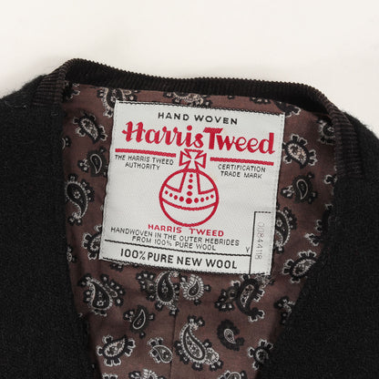 × HARRIS TWEED 裏ペイズリー ウール ツイード ジレ ベスト (38-06-0108-803) / BEAMS PLUS