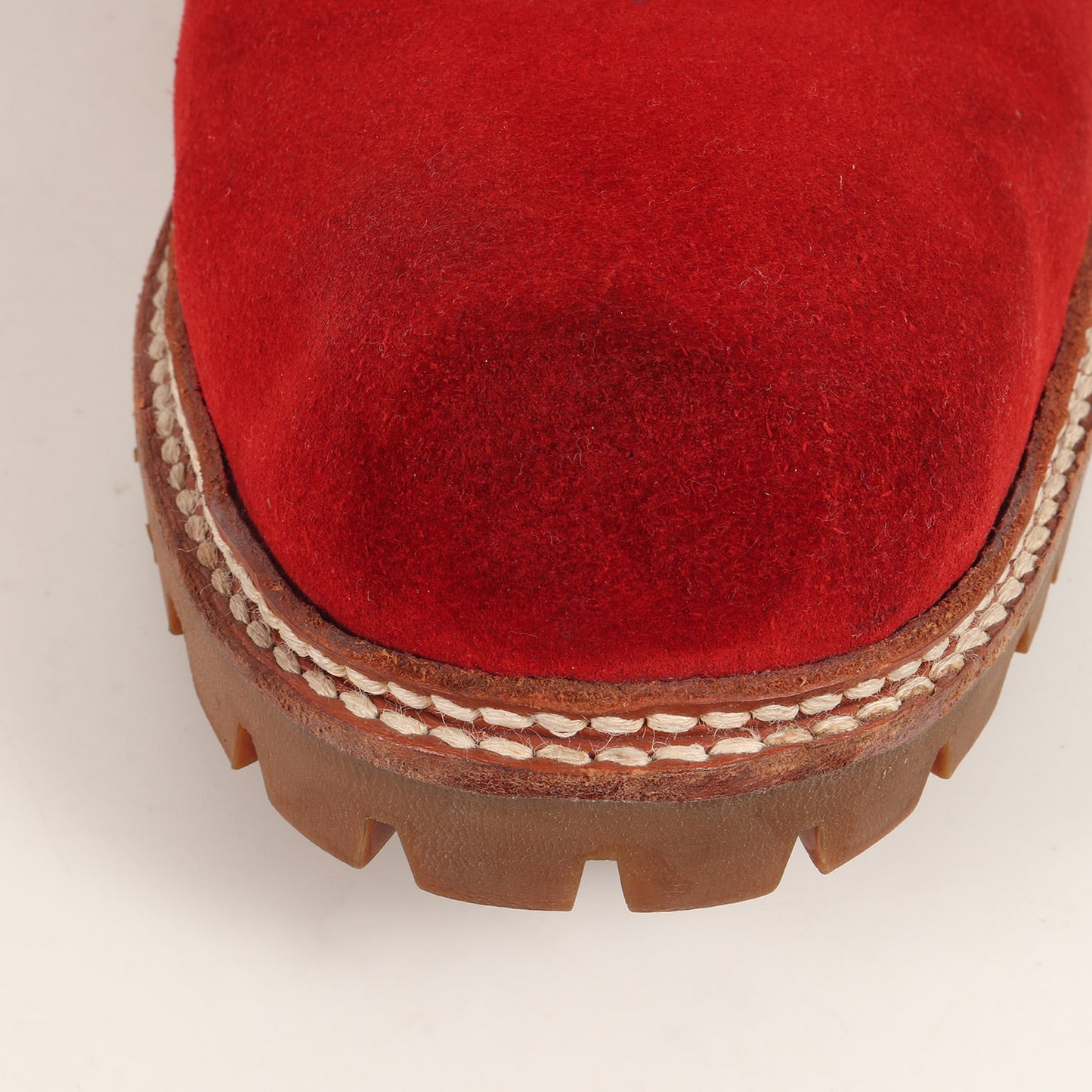 ツートーン スウェード レザー コンビ 6インチ ワーク ブーツ / トレッキング シューズ