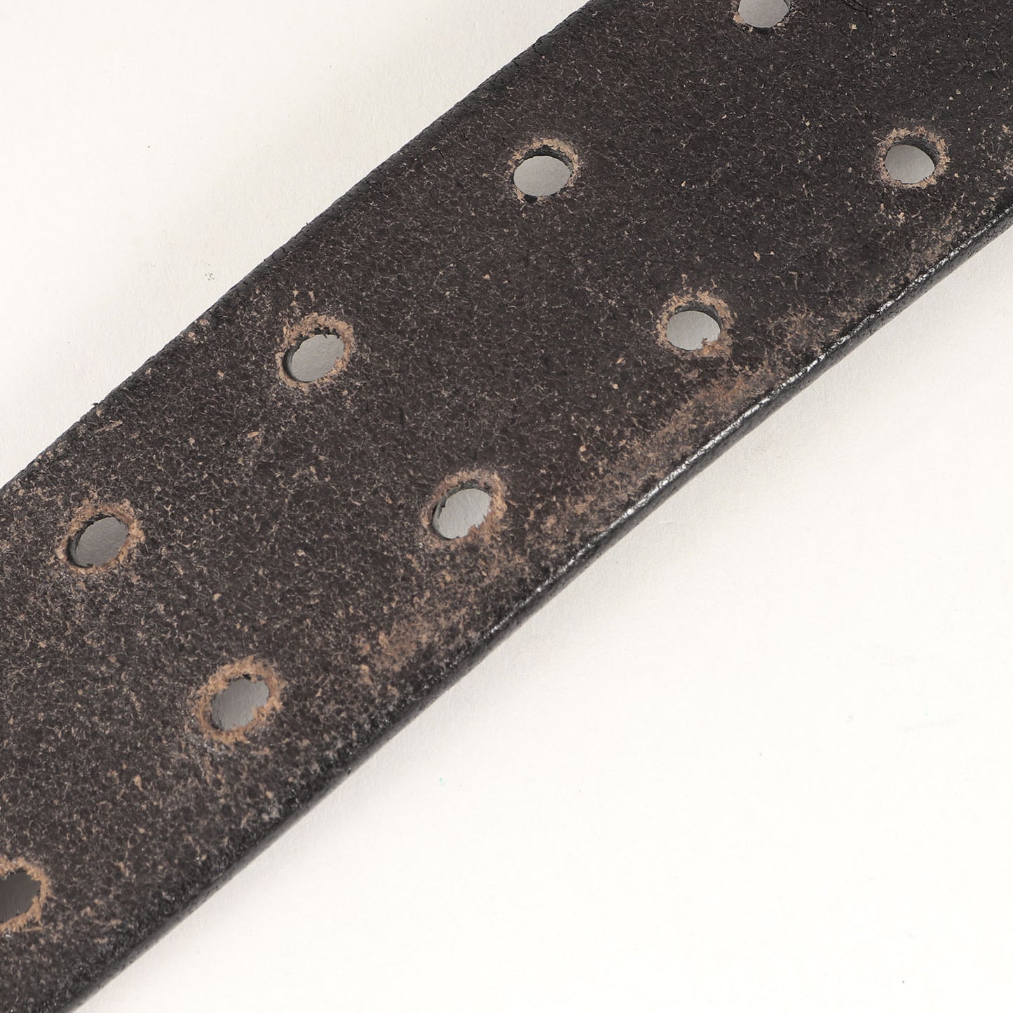 ヴィンテージ加工 ダブルピン レザー ベルト / カジュアル アメカジ