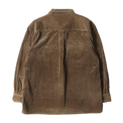 オーバーサイズ コーデュロイ シャツ (292652 R107W) / 長袖 ビッグ シルエット 太畝 定番 ベーシック MADE IN JAPAN RED EAR