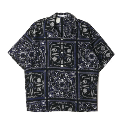 21SS × Children of the discordance × ARMS CLOTHING STORE 総柄 レーヨン オープンカラー 半袖 ハワイアン シャツ (Hawaiian SHIRT 9211-SH18-046 pieces) / 総柄 開襟 アロハ ドメブラ