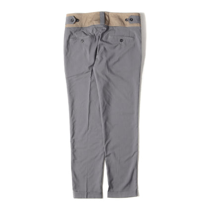 ウエスト切替 ストレッチ ウール トラウザー パンツ (G6KRMT FUBDE) / スラックス