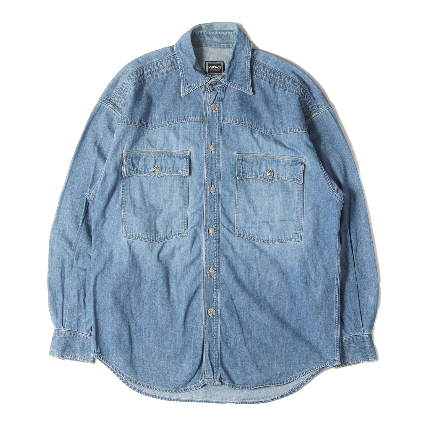 90s メデューサボタン デニム ウエスタン シャツ / JEANS COUTURE