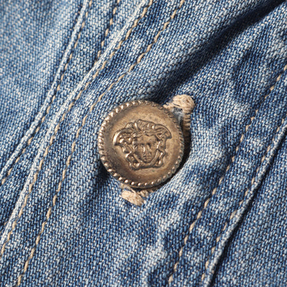 90s メデューサボタン デニム ウエスタン シャツ / JEANS COUTURE