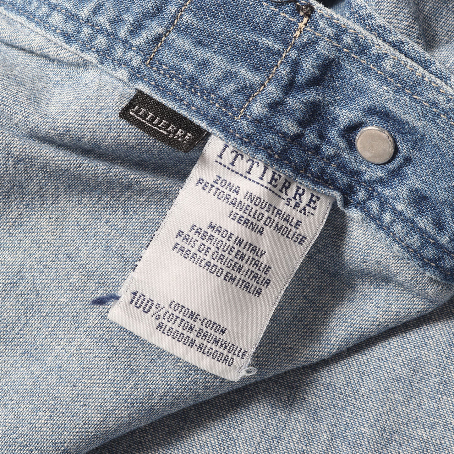 90s メデューサボタン デニム ウエスタン シャツ / JEANS COUTURE