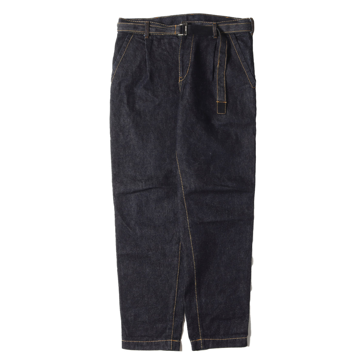 Sacai (サカイ) 22AW × BEYONDEXX Denim ベルト付き ワイド テーパード 