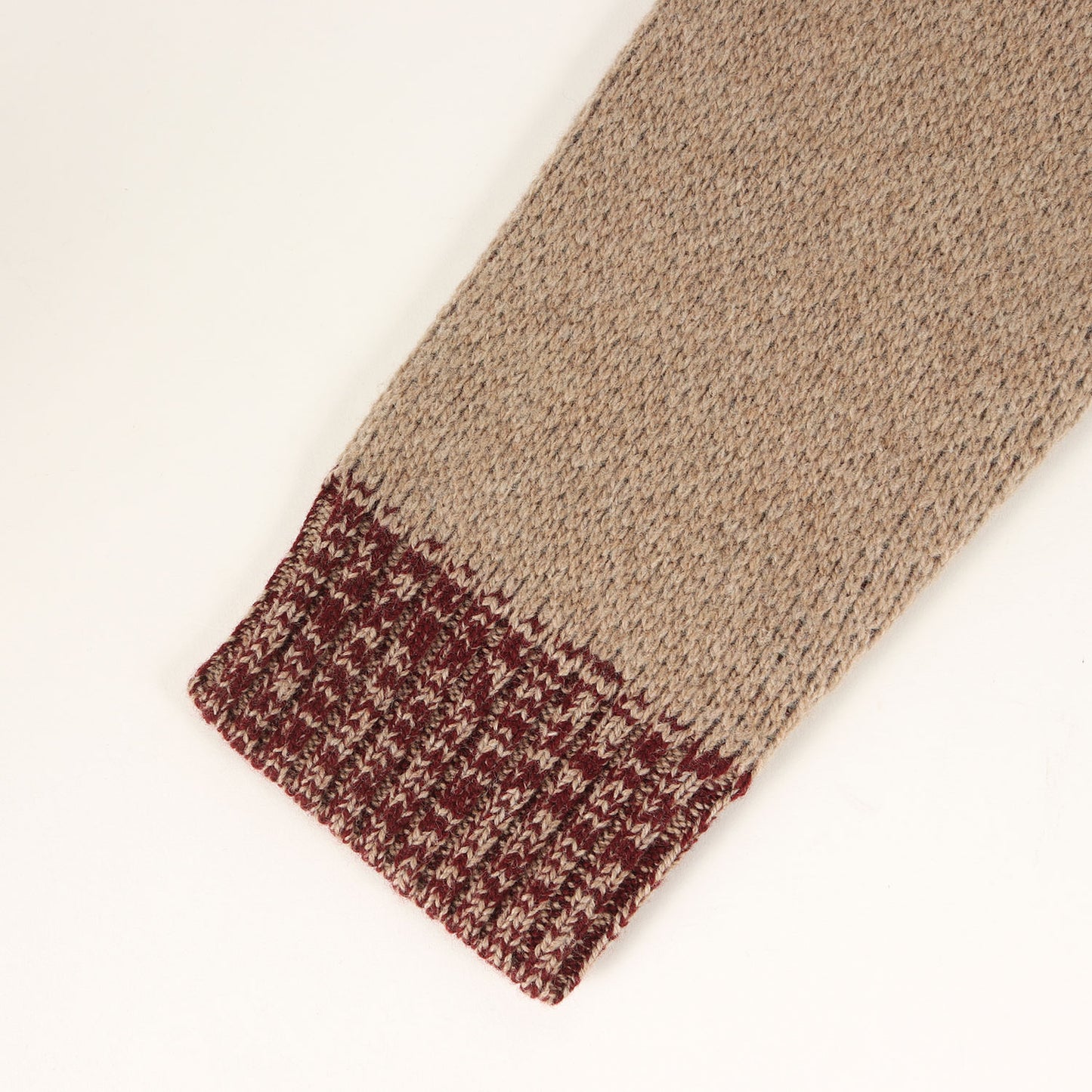 パネル切替 アーガイル ジャガード ニット