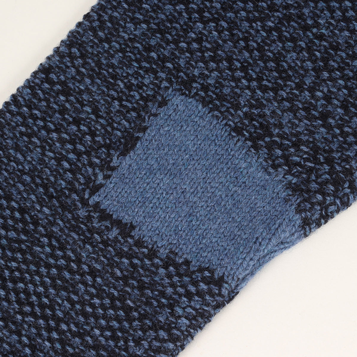 A.P.C. (アーペーセー) メランジ ウール モックネック デザイン ニット 