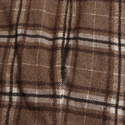 チェック ウール ナイロン 2B テーラード ジャケット