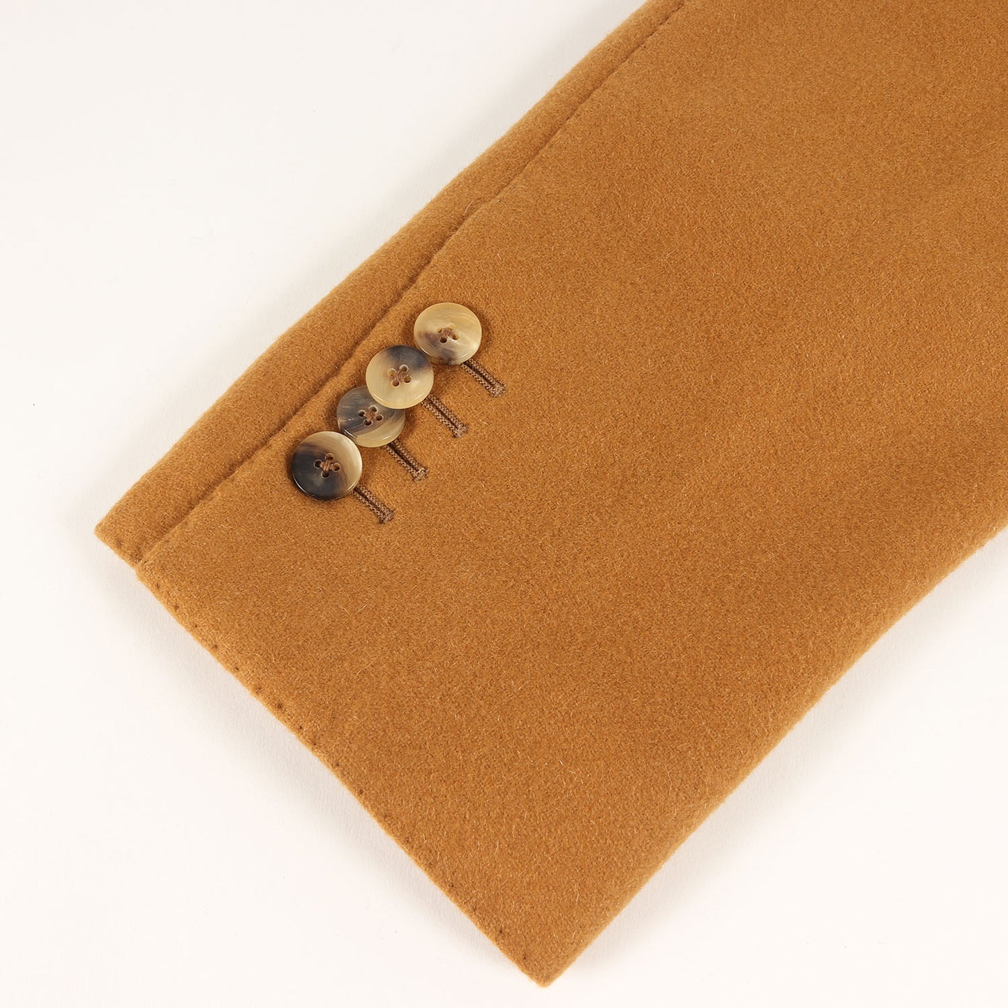 カシミヤピークドラペルダブルブレスト 4B テーラード ジャケット (JQ316AQ-28) / ブートニエール付き