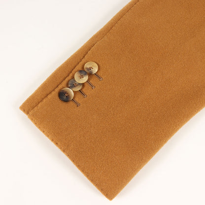 カシミヤピークドラペルダブルブレスト 4B テーラード ジャケット (JQ316AQ-28) / ブートニエール付き