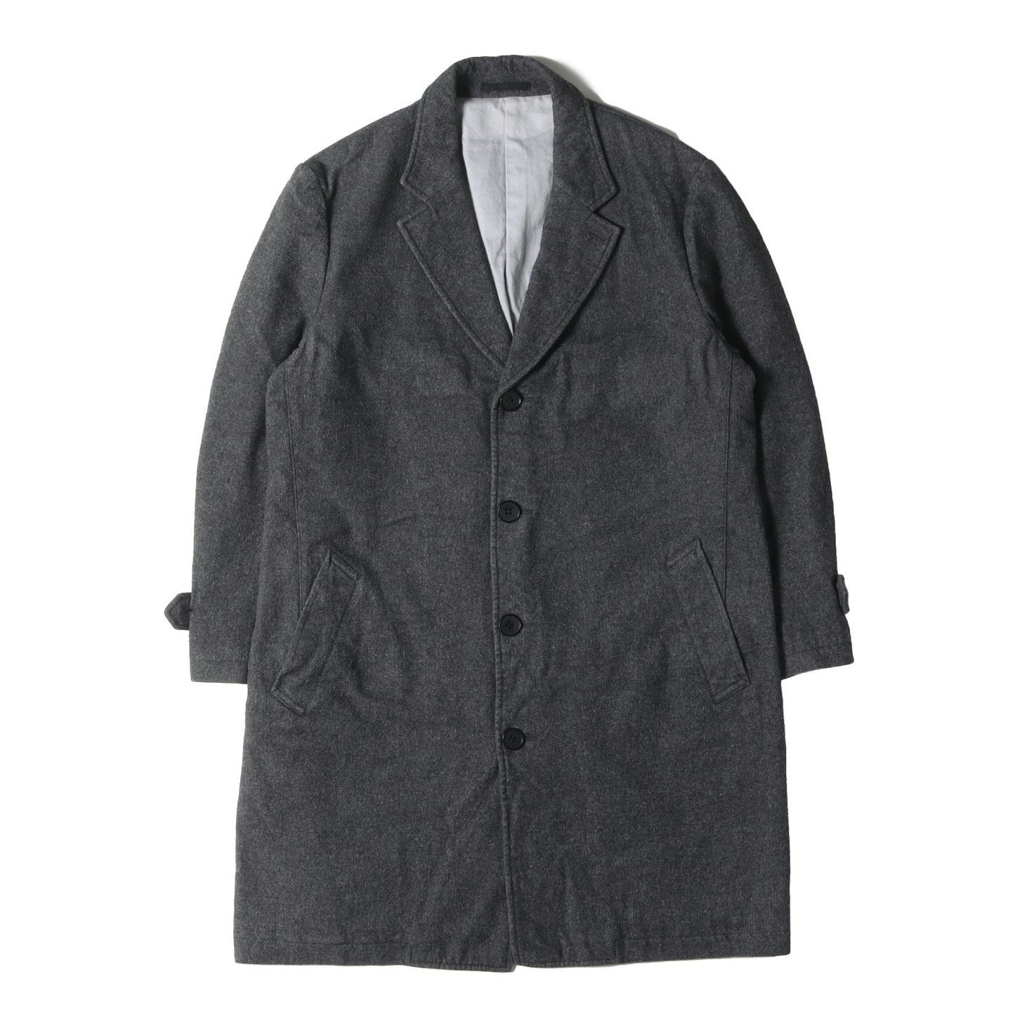 18AW ウールコットン 4B チェスター コート (HB-C006)