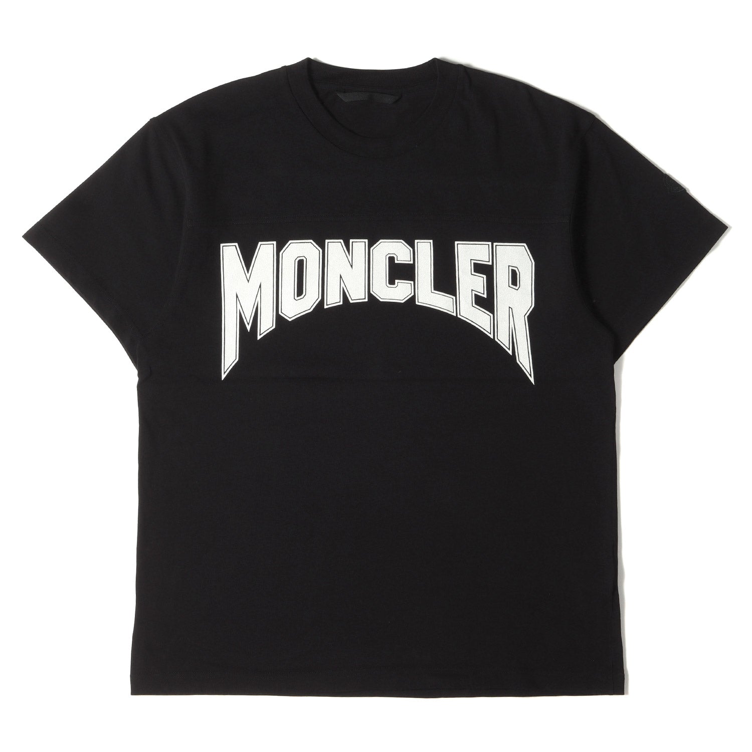 MONCLER (モンクレール) 23SS グリッター ラメ ロゴ フットボール Tシャツ (SS TSHIRT I10918C00011  M2643) - ブランド古着の通販・買取 | BEEGLE by Boo-Bee