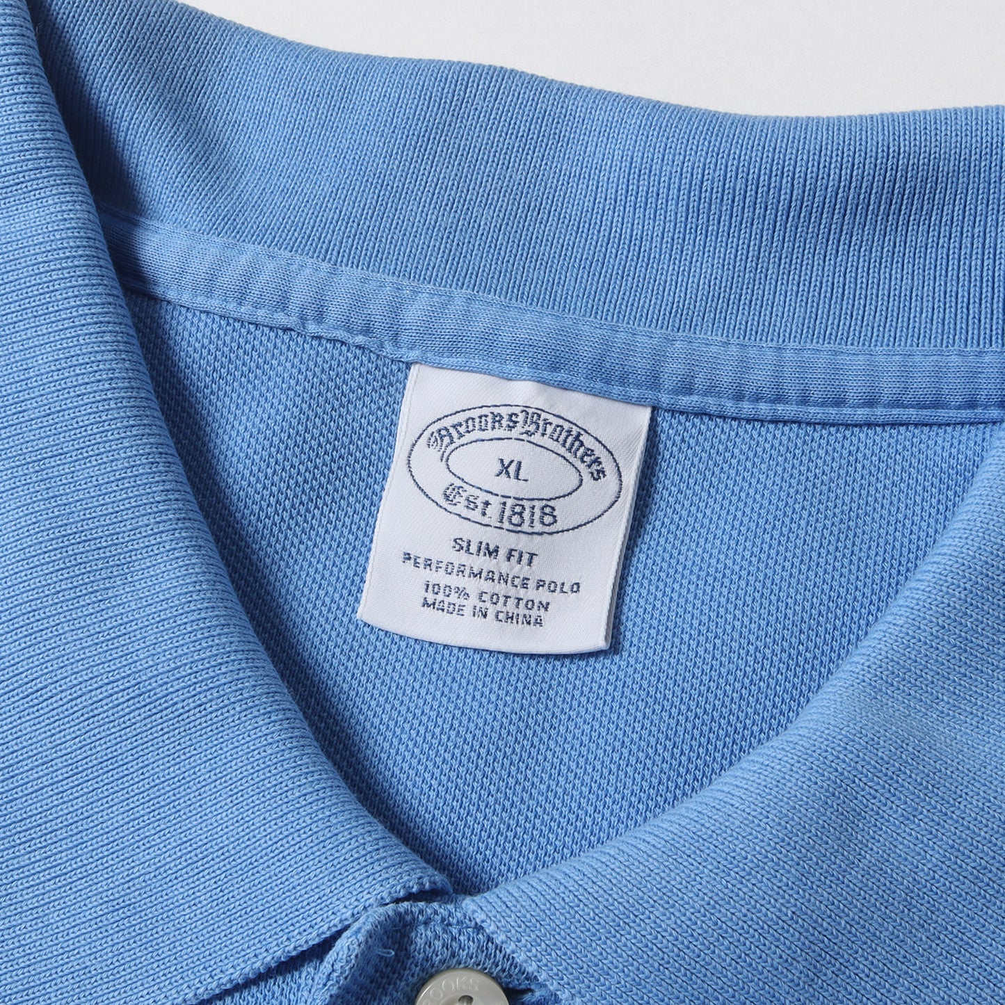 ワンポイント アイコン 刺繍 鹿の子 半袖 ポロシャツ / ビジカジ オフィカジ トラッド アメトラ PERFORMANCE POLO SLIM FIT