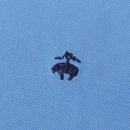 ワンポイント アイコン 刺繍 鹿の子 半袖 ポロシャツ / ビジカジ オフィカジ トラッド アメトラ PERFORMANCE POLO SLIM FIT