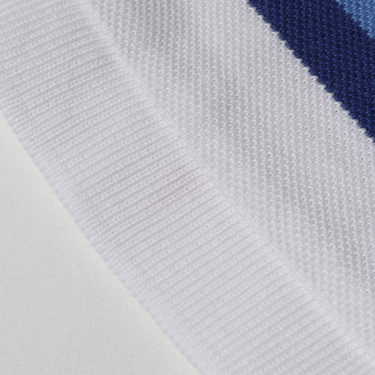 ワンポイント アイコン 刺繍 マルチボーダー 鹿の子 半袖 ポロシャツ / ビジカジ オフィカジ トラッド アメトラ PERFORMANCE POLO SLIM FIT