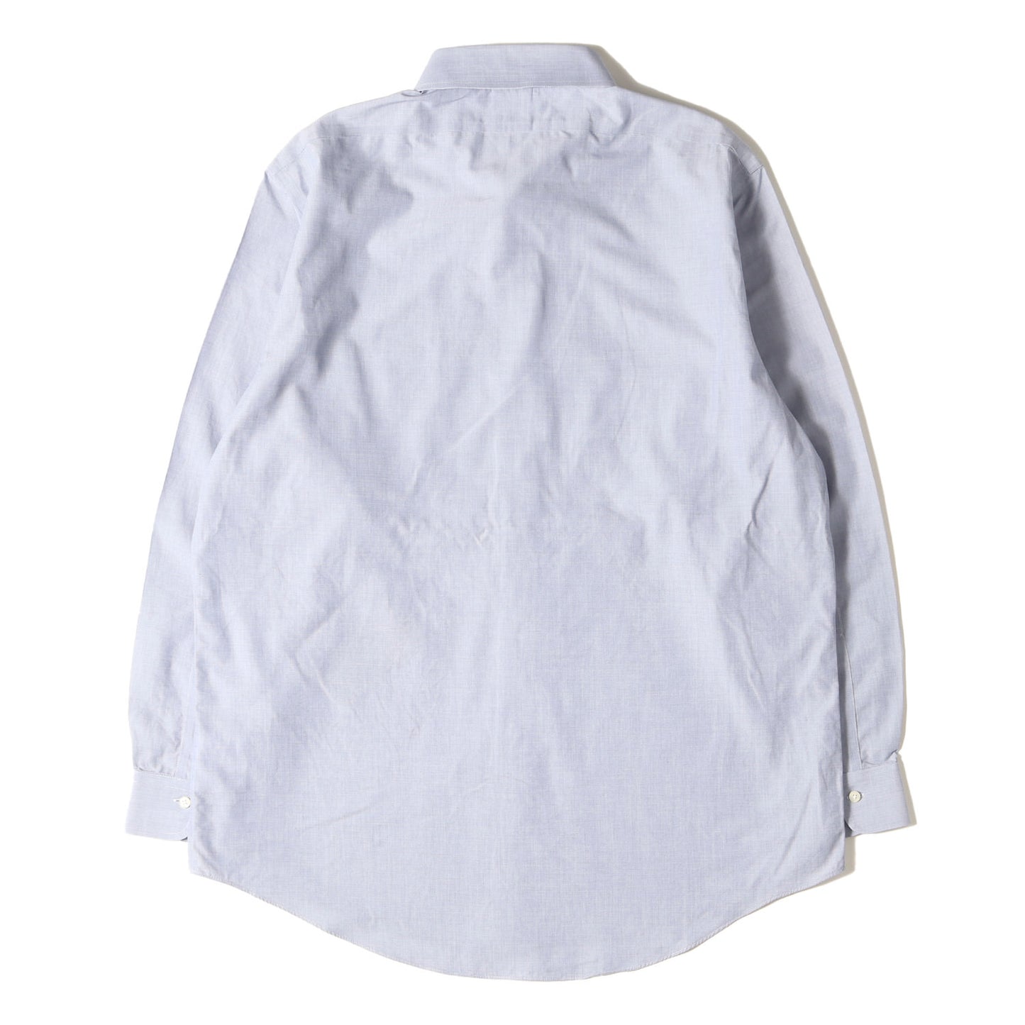 タブカラー シャンブレー フォーマル ドレス シャツ / 長袖 MILANO NON-IRON ビジネス ビジカジ オフィカジ トラッド アメトラ ノンアイロン