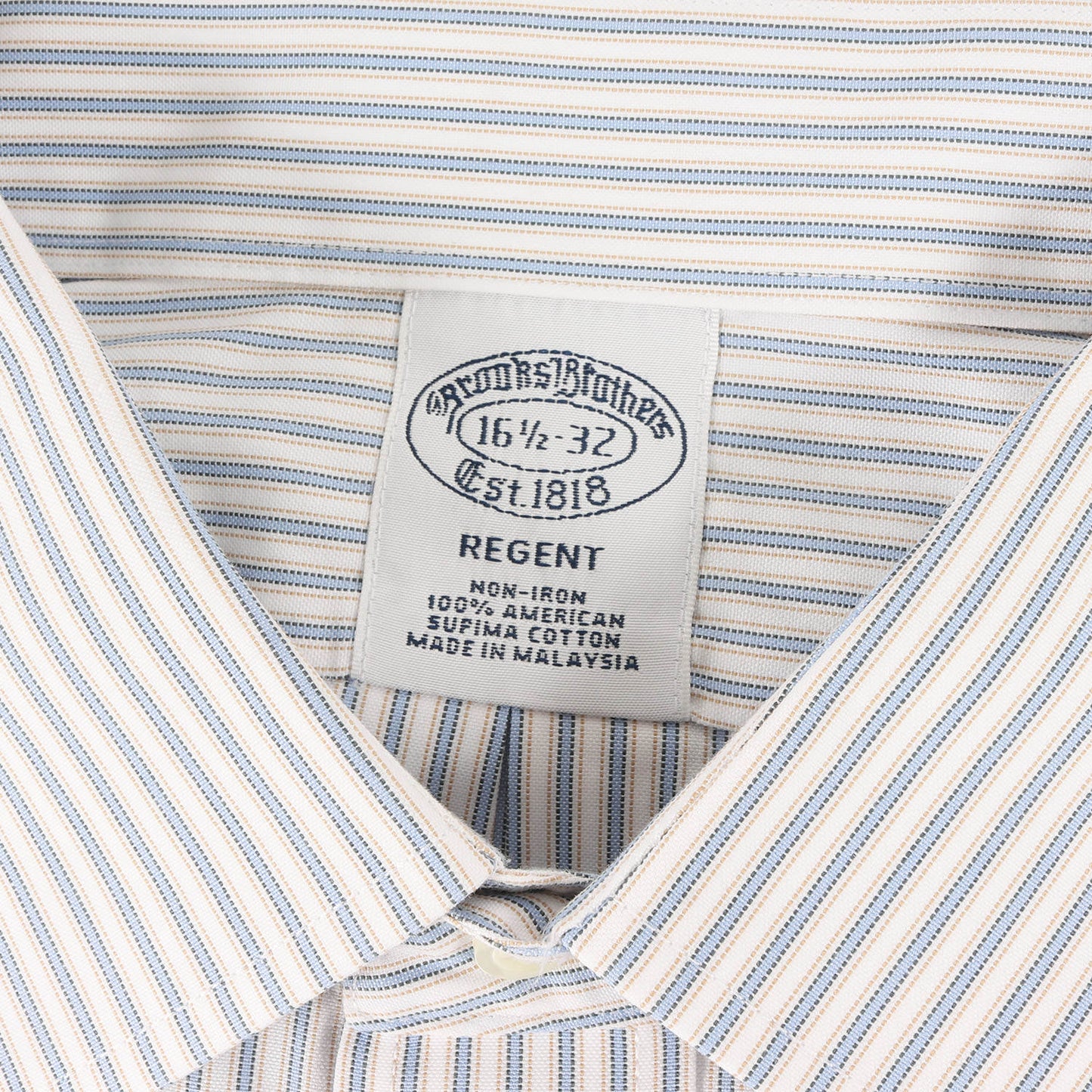 ツイン ストライプ フォーマル ドレス シャツ / 長袖 REGENT NON-IORON ビジネス ビジカジ オフィカジ アメトラ トラッド ノンアイロン