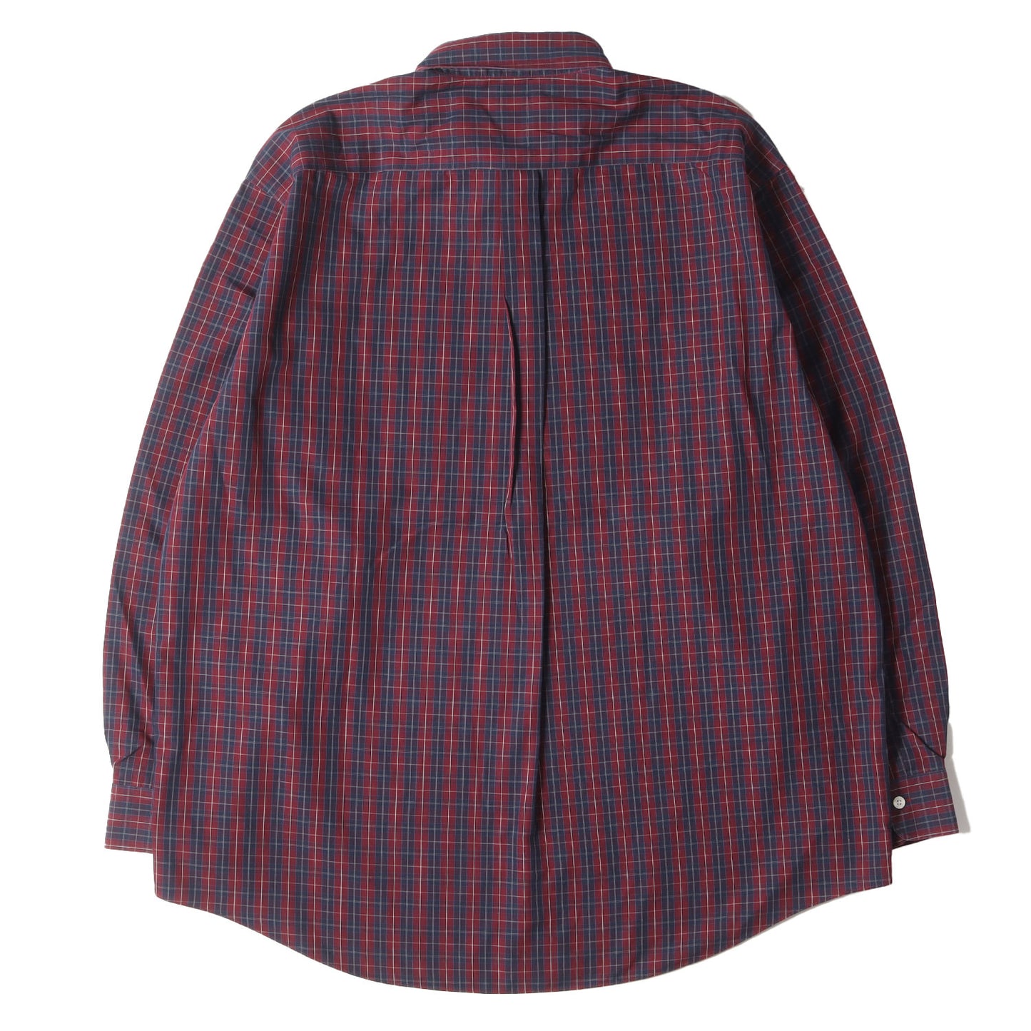 トーンオントーン チェック ボタンダウン フォーマル ドレス シャツ (MADISON THE ORIGINAL POLO SHIRT) / 長袖 B.D NON-IRON ビジネス ビジカジ オフィカジ アメトラ トラッド ノンアイロン