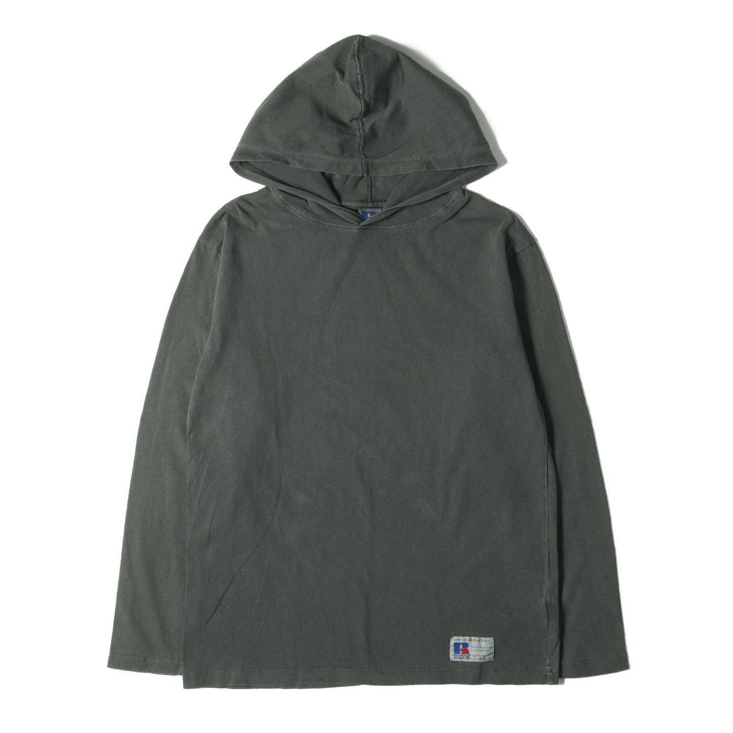 ピグメント フーディー ロングスリーブ Tシャツ (RC-18069) / 長袖 Tパーカー プルオーバー