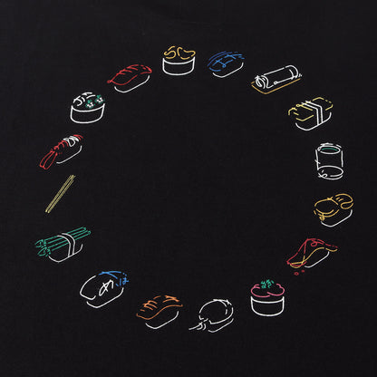 小杉幸一 築地玉寿司 もじにぎり タイポグラフィ Tシャツ (CZ94JK724)