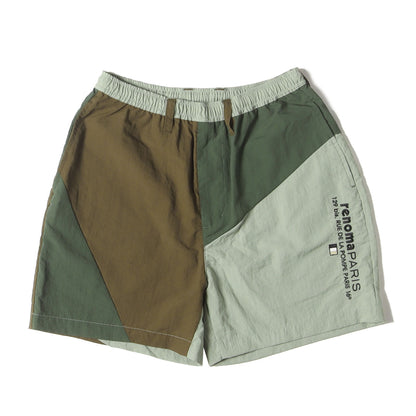 切替 ナイロン イージー ショート パンツ (RG4205-012)