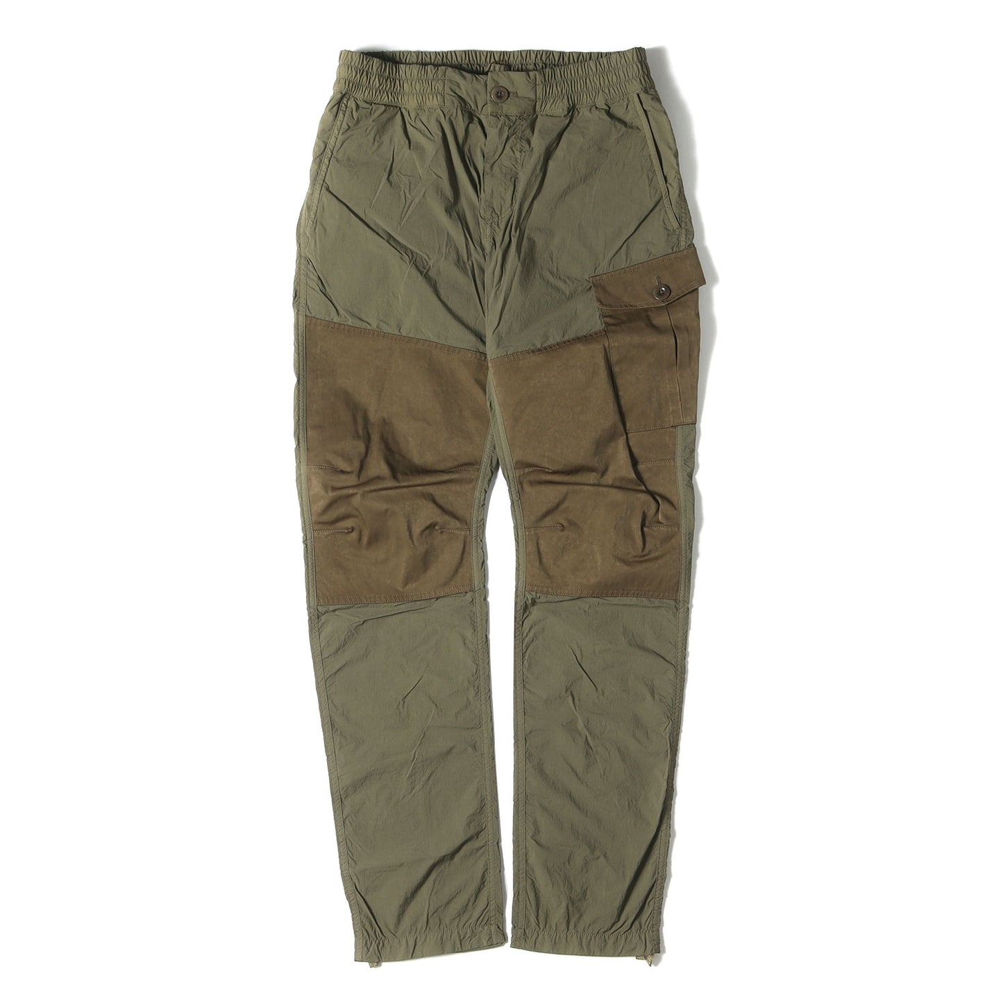 ガーメントダイ加工 ナイロン カーゴ パンツ (Garment Dyed Nyon Cargo Pants 21CTCUP04170 003780) / ジッパーフライ トラウザー 定番 ベーシック イタカジ