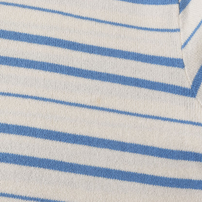 ボーダー 半袖 コットン ニット Tシャツ (LIGHT WAVE COTTON KNIT PULLOVER 95-232-018)