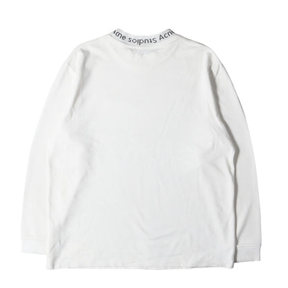 ロゴジャガード ネック ストレッチ レーヨン ナイロン ロングスリーブ Tシャツ