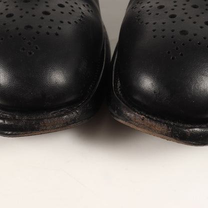メダリオン ウイングチップ レザー オックスフォード ドレス シューズ (F-0255) / 革靴 短靴 内羽根 ビジネス フォーマル ビジカジ オフィカジ
