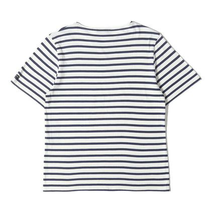 マリンボーダー ボートネック Tシャツ / 半袖 カットソー ショートスリーブ バスクシャツ フレカジ フレンチ カジュアル 定番 ベーシック